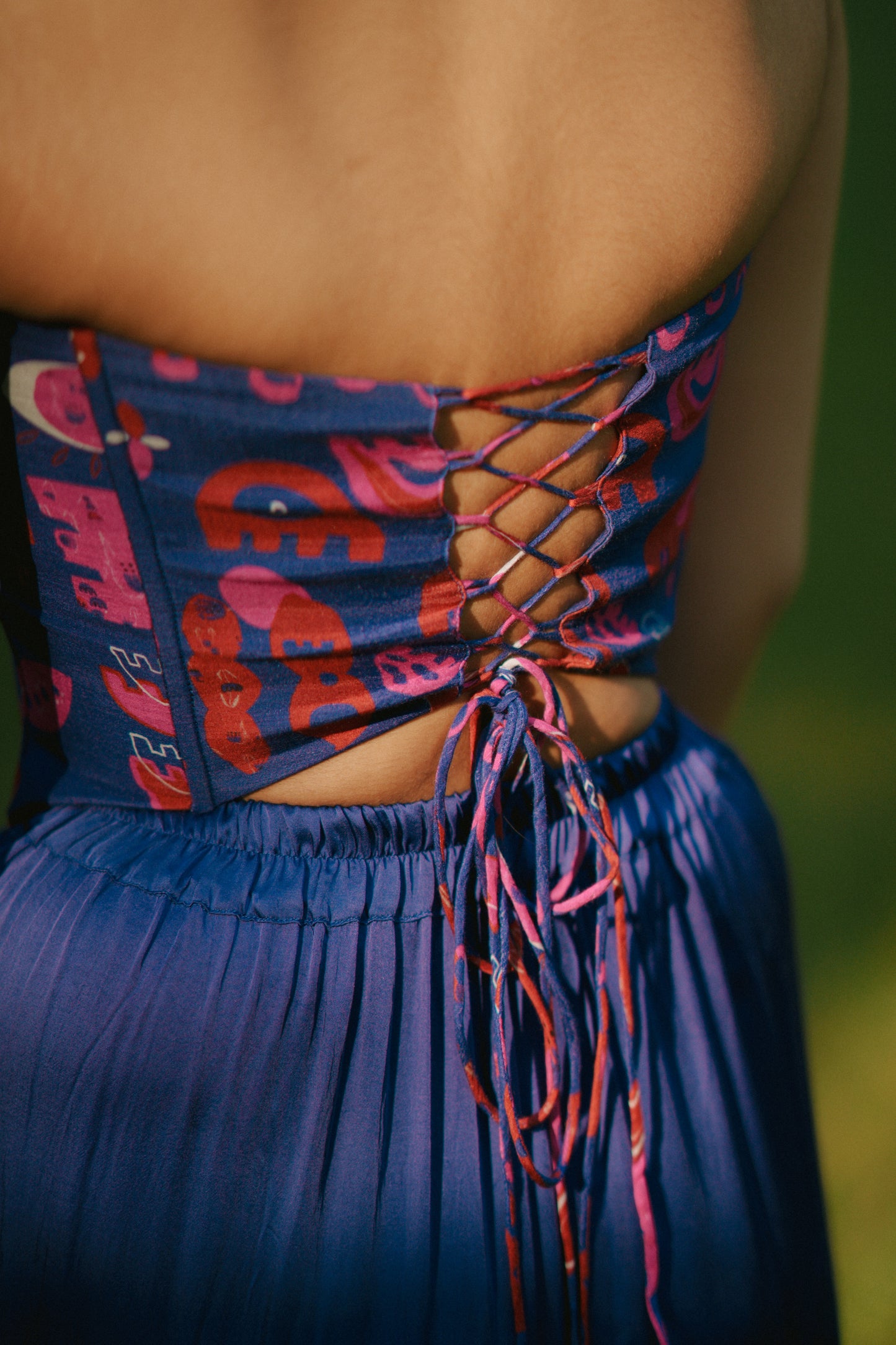 Electric Wildflower Corset