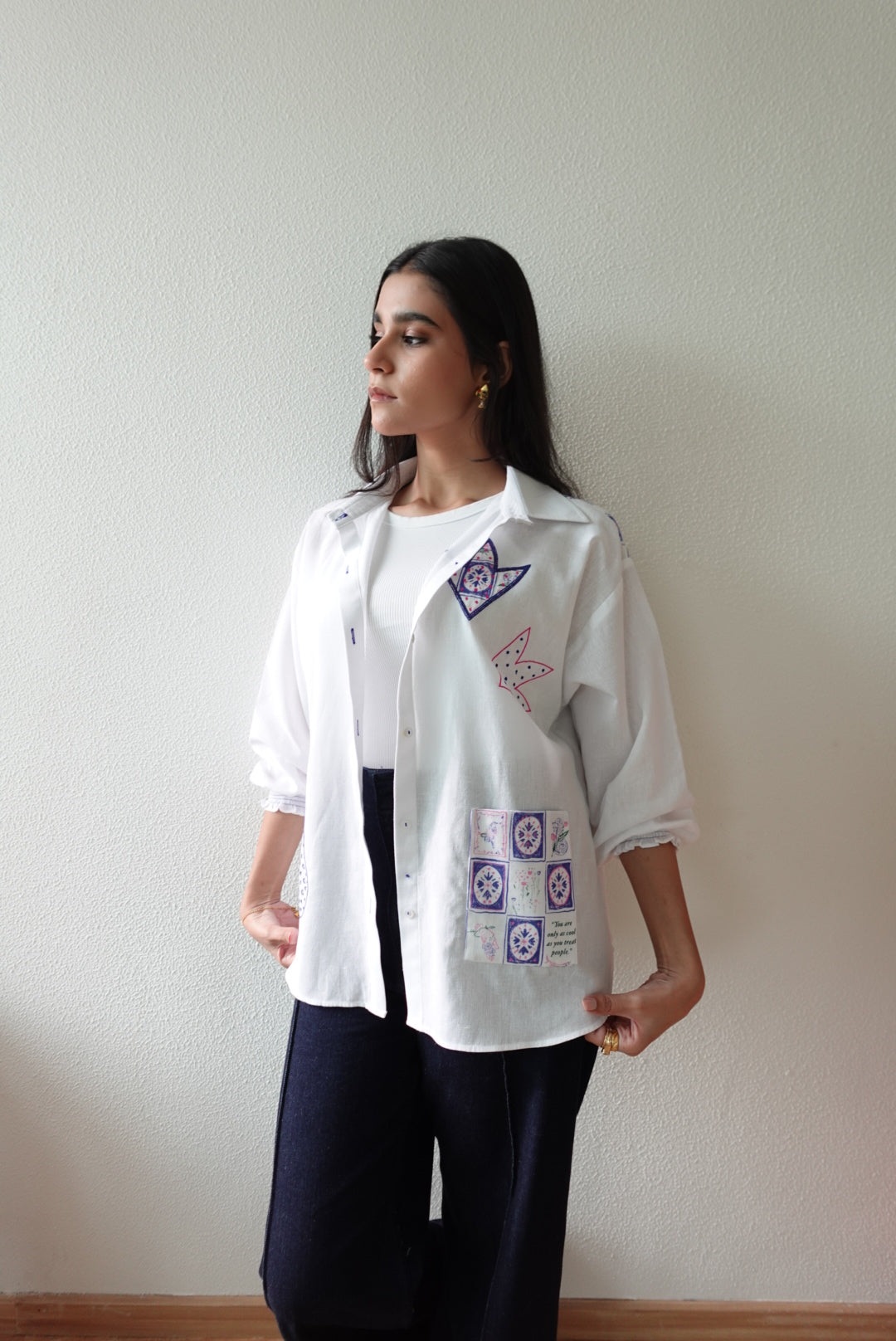 Frosted Cover-Up Shirt