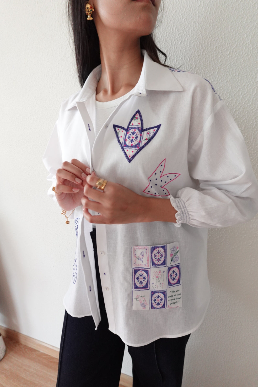 Frosted Cover-Up Shirt