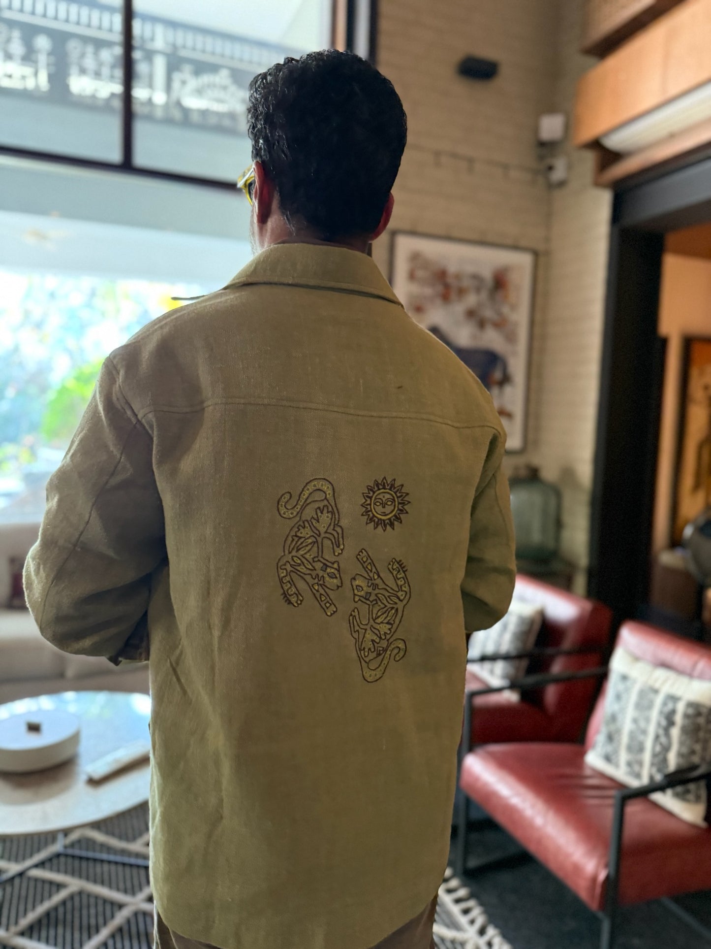 Khaki Green Shacket