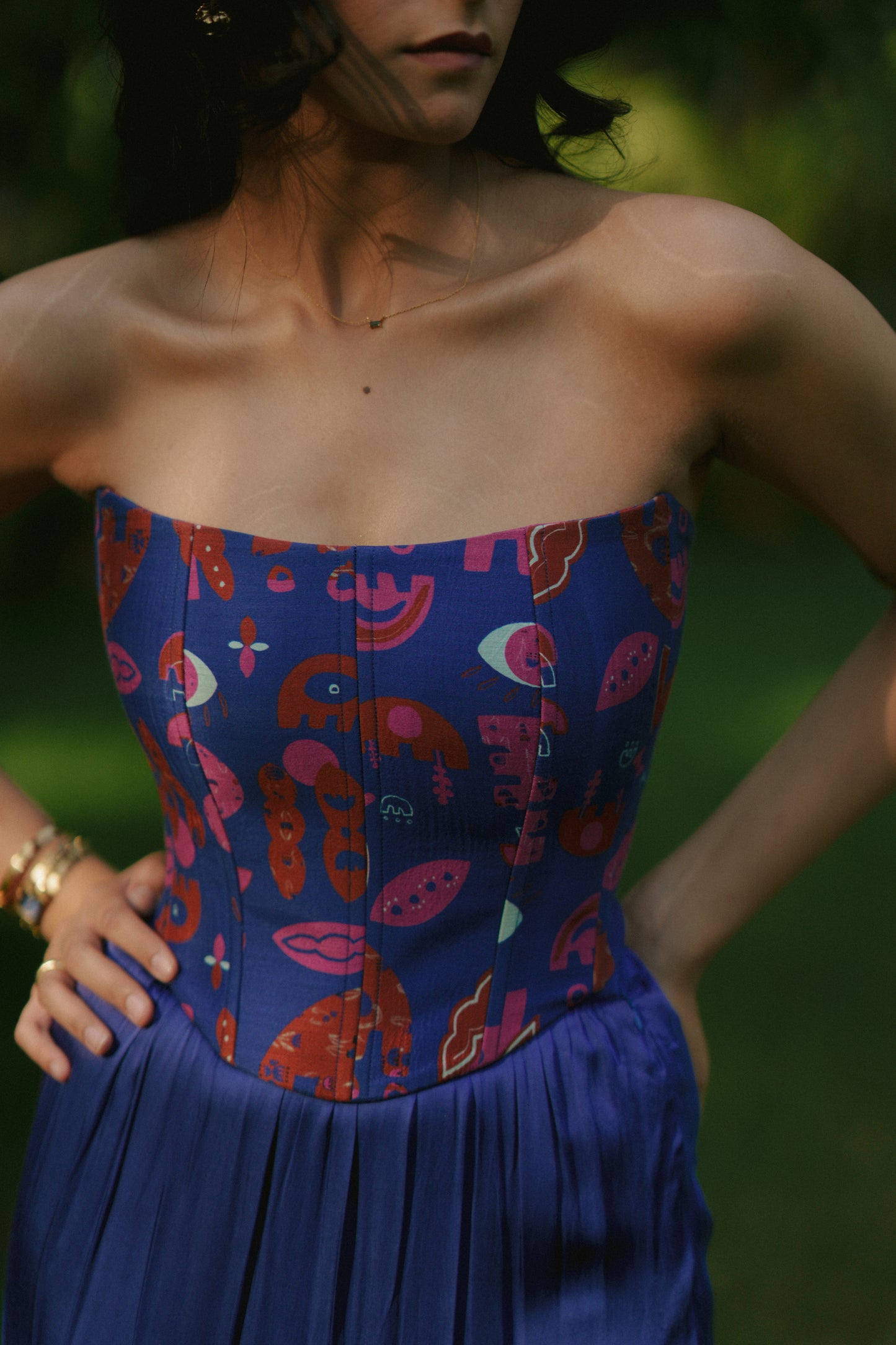 Electric Wildflower Corset