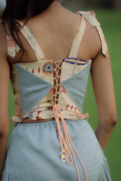 Coral Kissed Corset