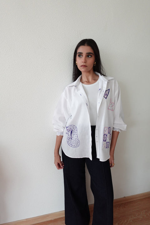 Frosted Cover-Up Shirt