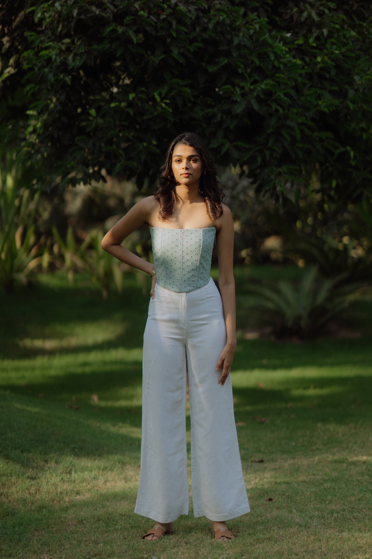 Aqua Bloom Corset